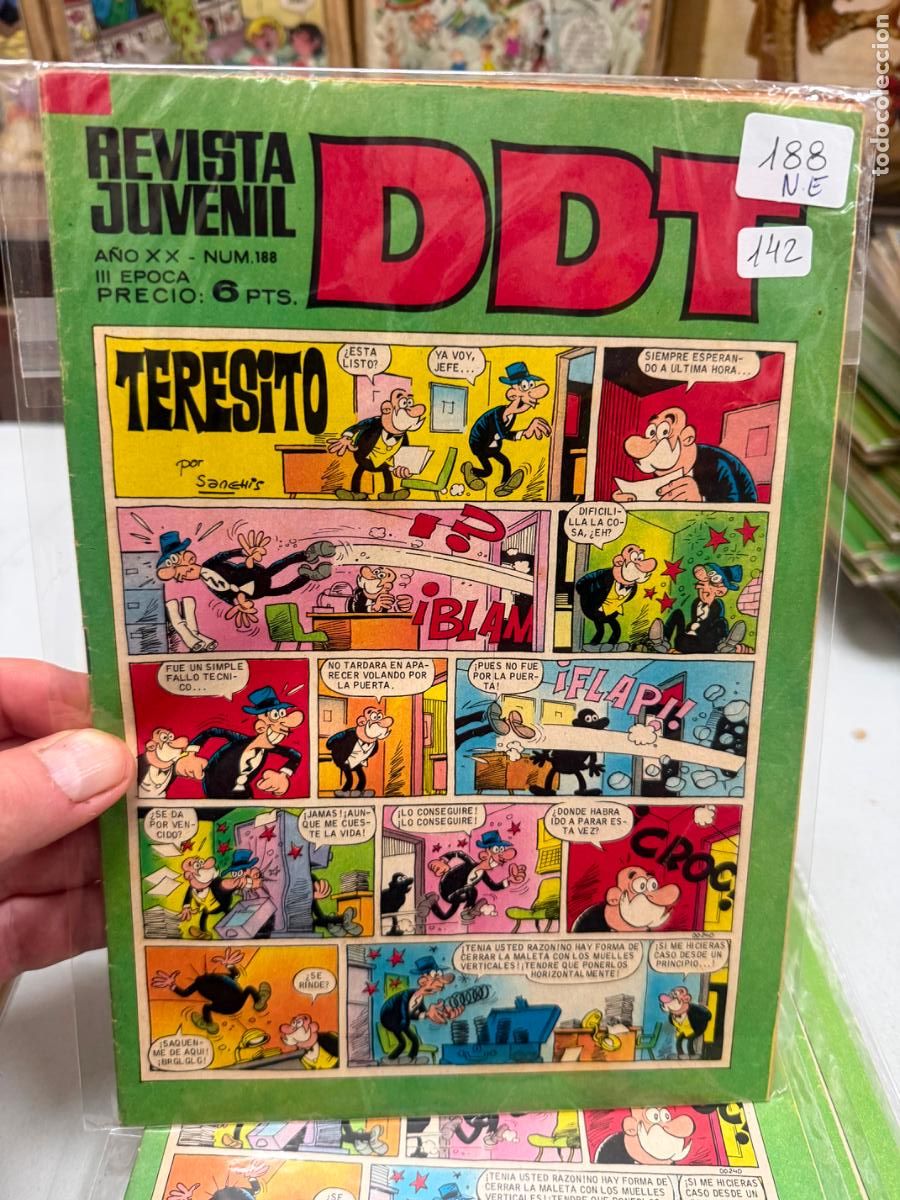 Tebeos: ddt editorial bruguera numero 188