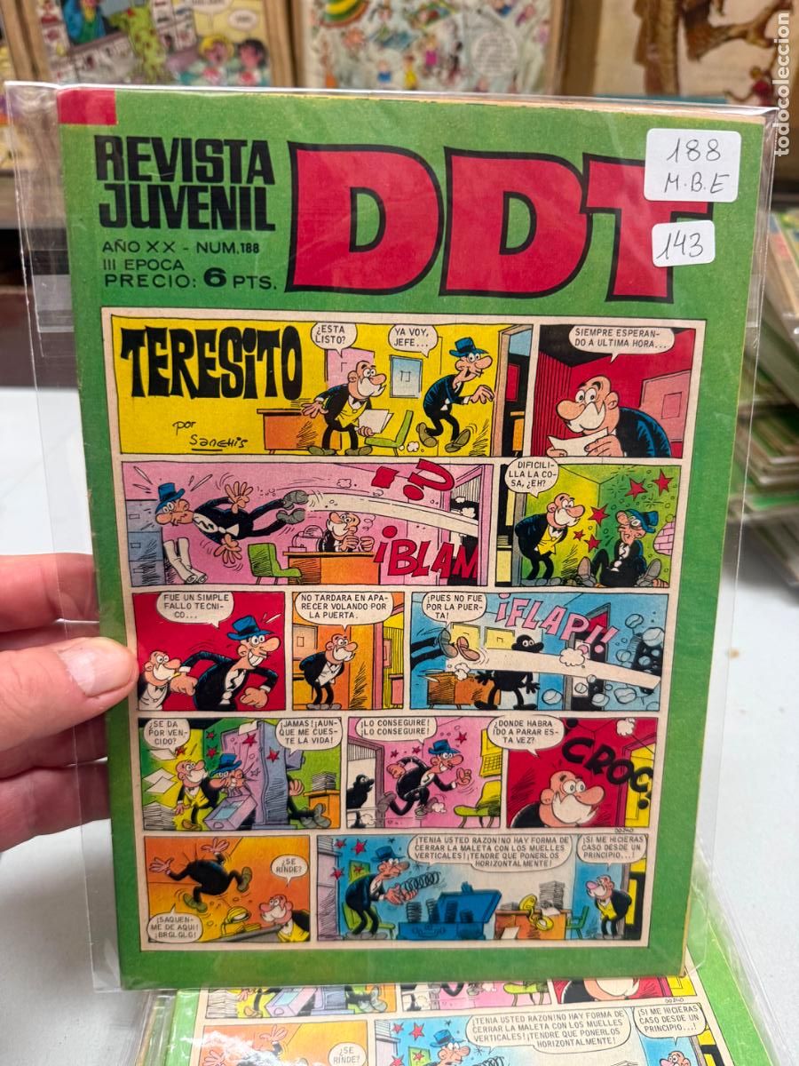 Tebeos: ddt editorial bruguera numero 188