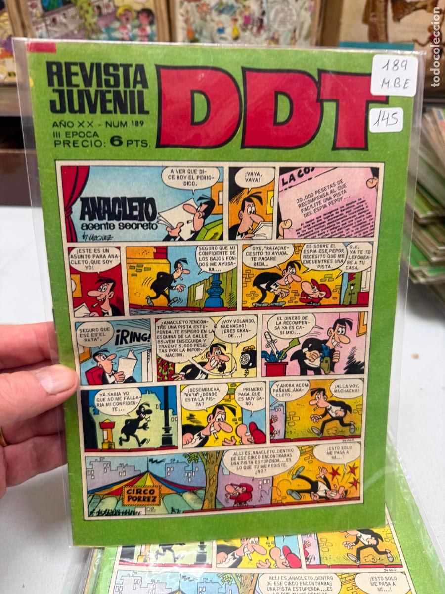 Tebeos: ddt editorial bruguera numero 189