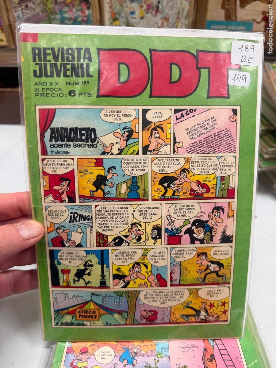 Tebeos: ddt editorial bruguera numero 189