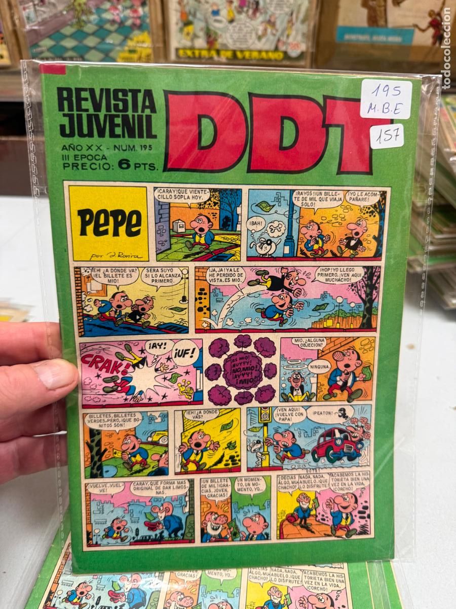 Tebeos: ddt editorial bruguera numero 195