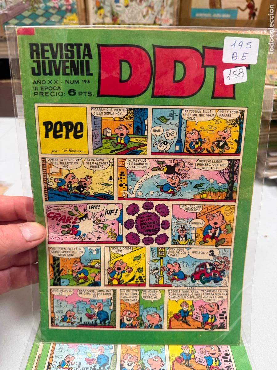 Tebeos: ddt editorial bruguera numero 195