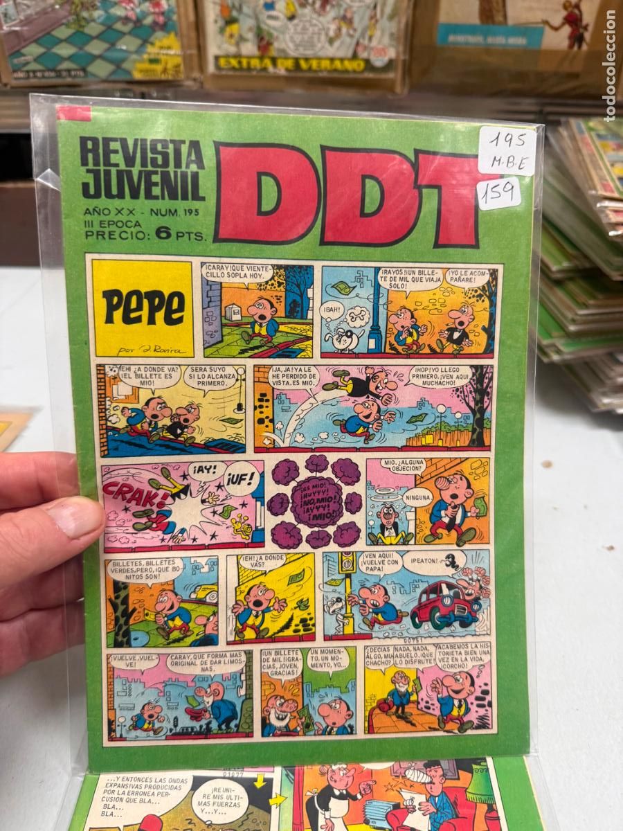 Tebeos: ddt editorial bruguera numero 195