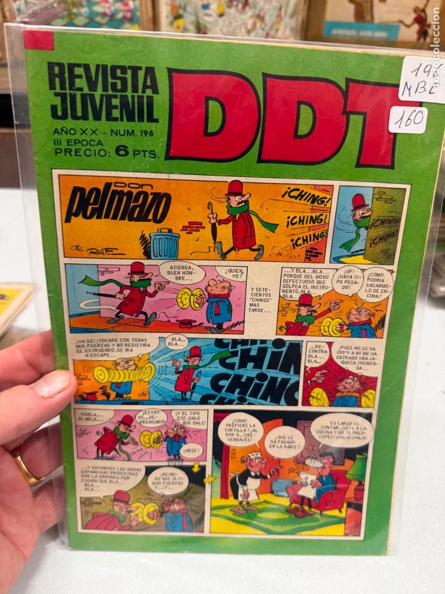 Tebeos: ddt editorial bruguera numero 196