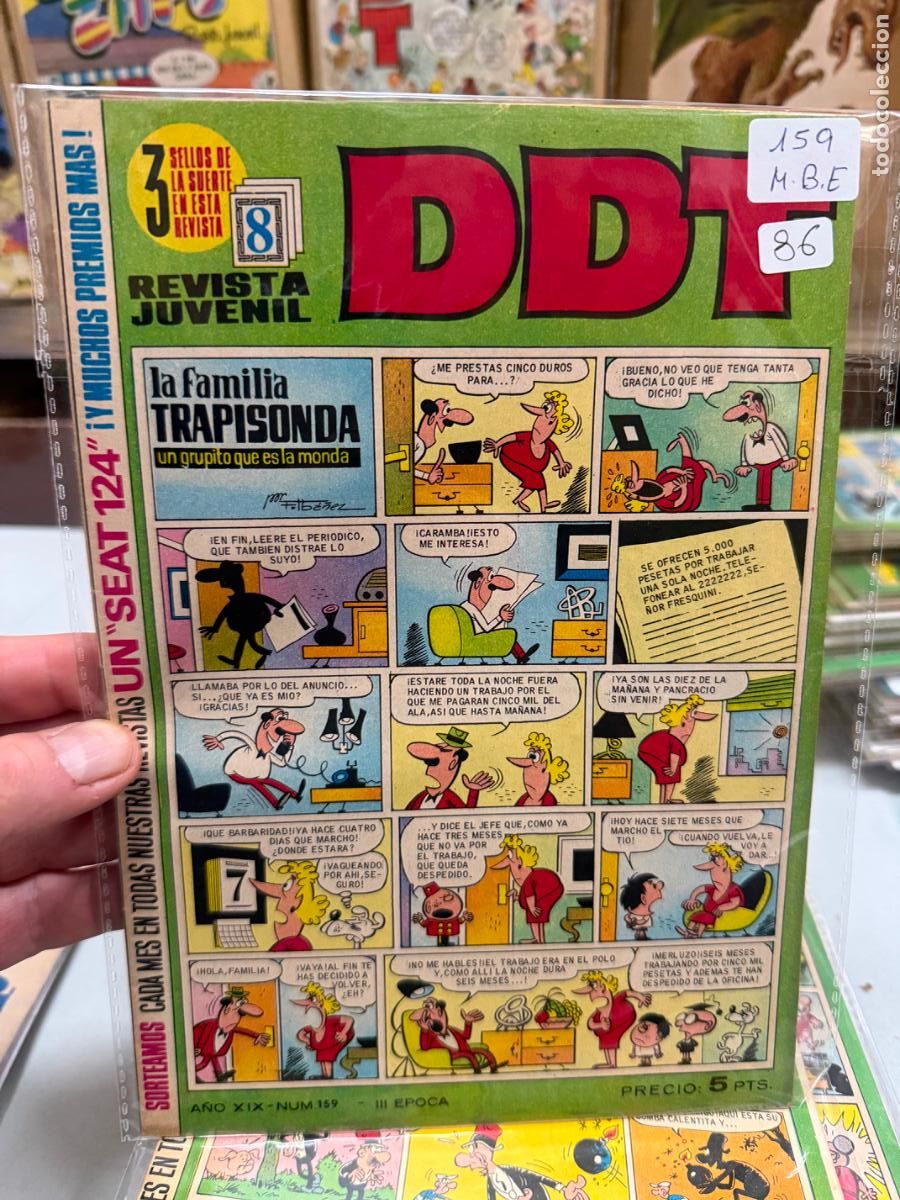 Tebeos: ddt editorial bruguera numero 159