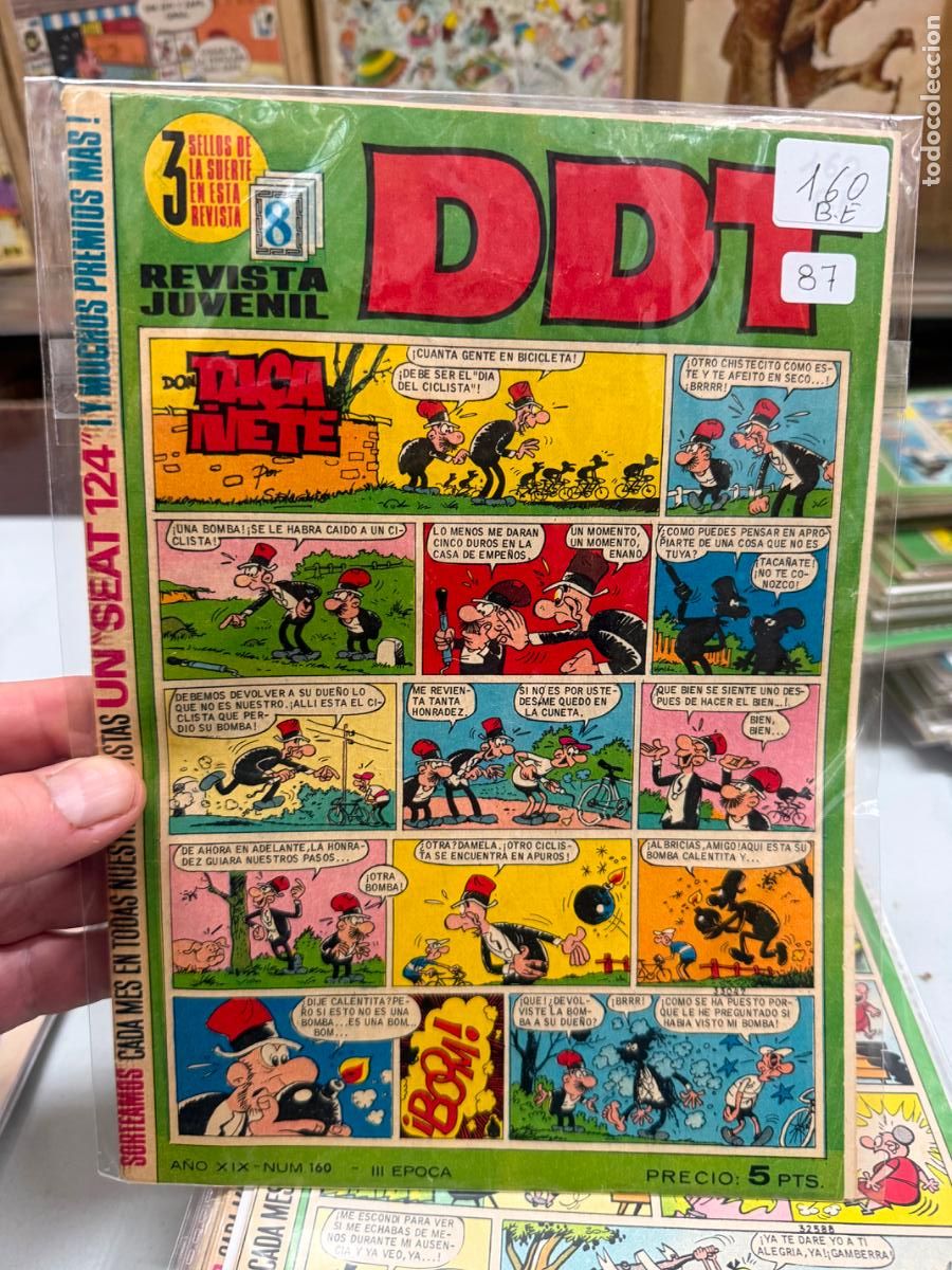 Tebeos: ddt editorial bruguera numero 160