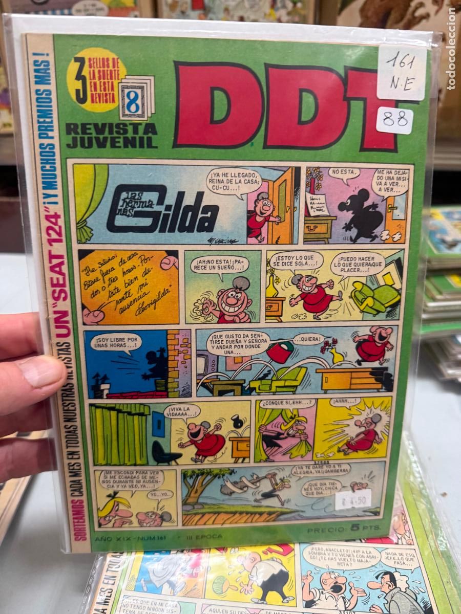 Tebeos: ddt editorial bruguera numero 161