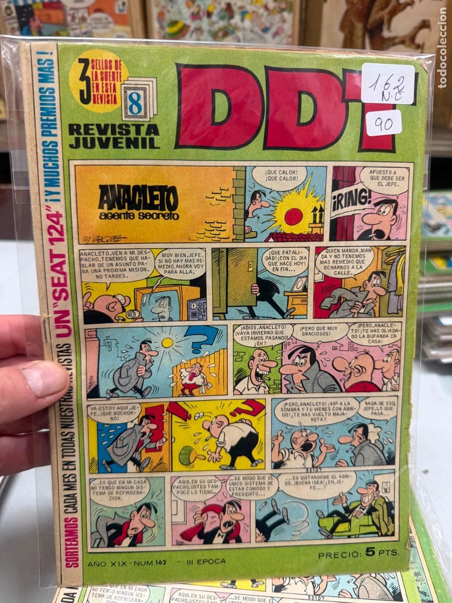 Tebeos: ddt editorial bruguera numero 162