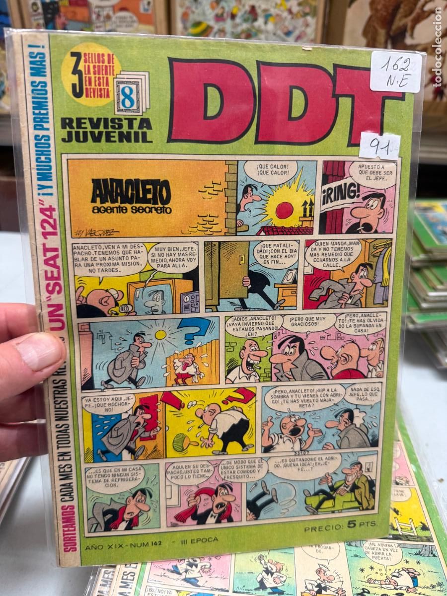 Tebeos: ddt editorial bruguera numero 162