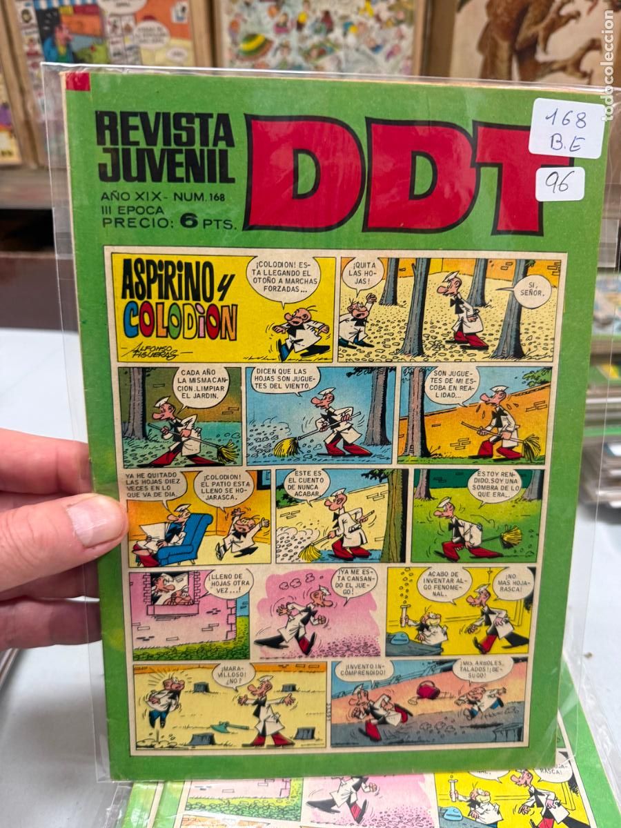 Tebeos: ddt editorial bruguera numero 168