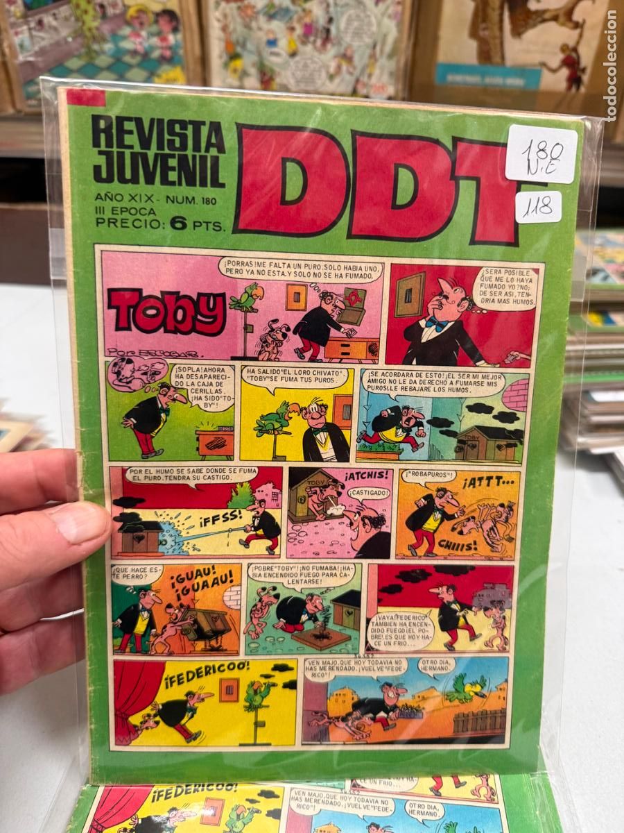 Tebeos: ddt editorial bruguera numero 180
