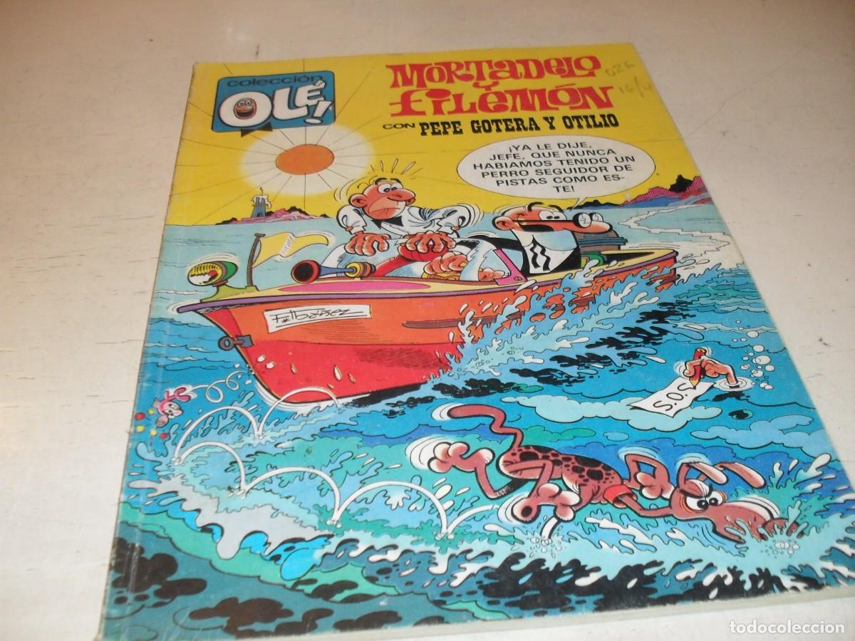 Tebeos: OLE N&ordm; 226,MORTADELO,CON PEPE GOTERA Y OTILIO,DE 417,2&ordf; EDICION,EDICIONES B,1987
