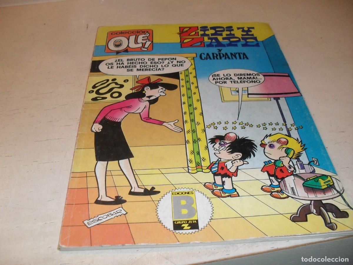 Tebeos: OLE N&ordm; 189,MORTADELO,CON EL BOTONES SACARINO,DE 417,2&ordf; EDICION,EDICIONES B,1987