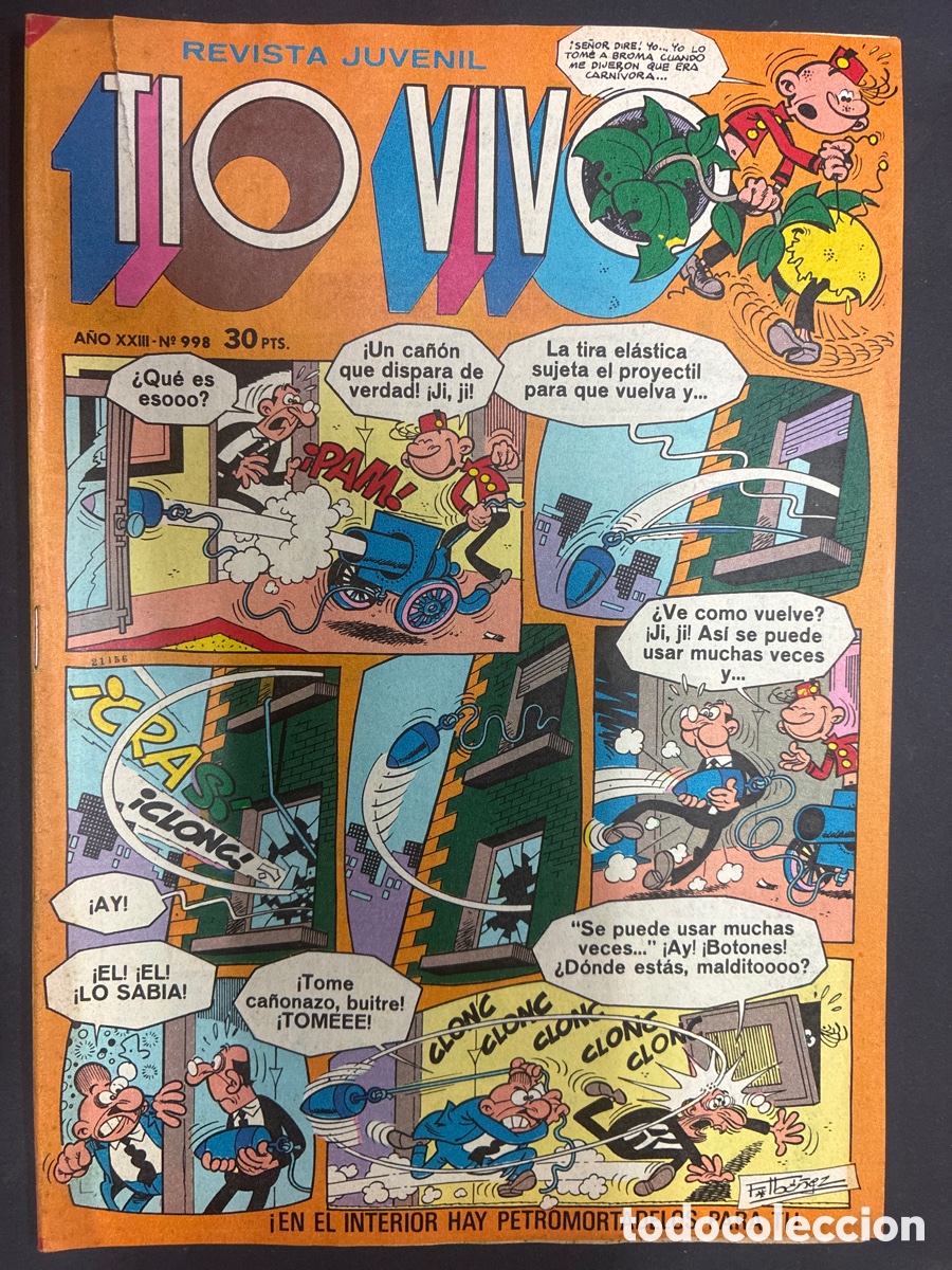 Tebeos: COMIC COLECCION TIO VIVO N&ordm; 998 EDITORIAL BRUGUERA