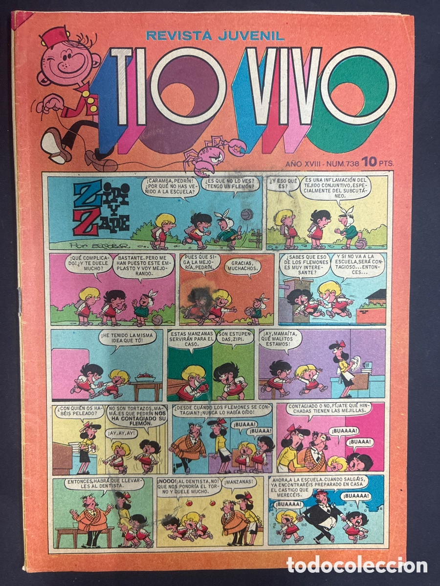 Tebeos: COMIC COLECCION TIO VIVO N&ordm; 738 EDITORIAL BRUGUERA