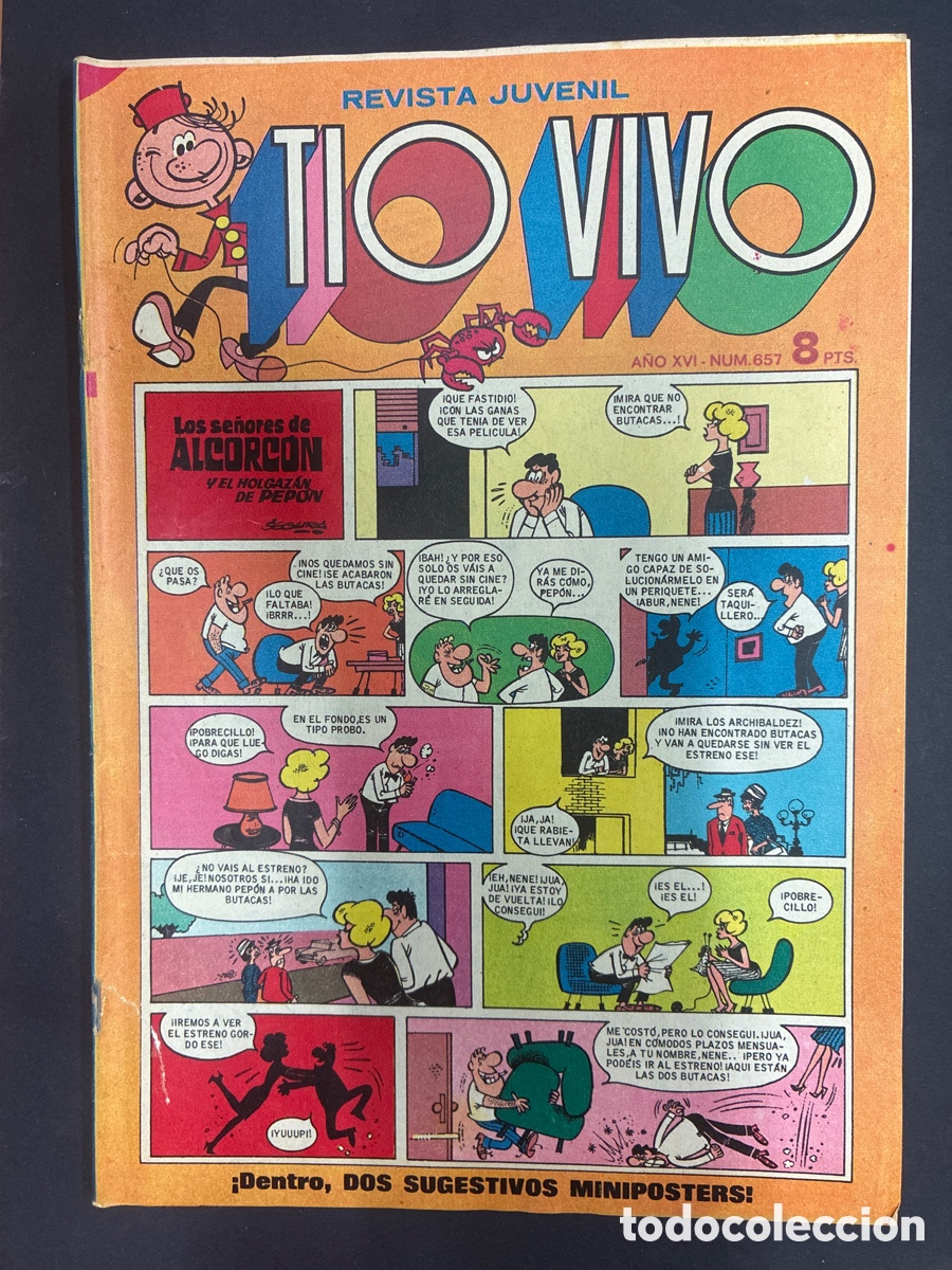 Tebeos: COMIC COLECCION TIO VIVO N&ordm; 657 EDITORIAL BRUGUERA