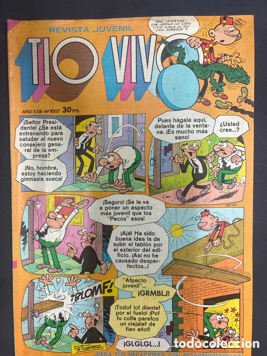 Tebeos: COMIC COLECCION TIO VIVO N&ordm; 1007 EDITORIAL BRUGUERA