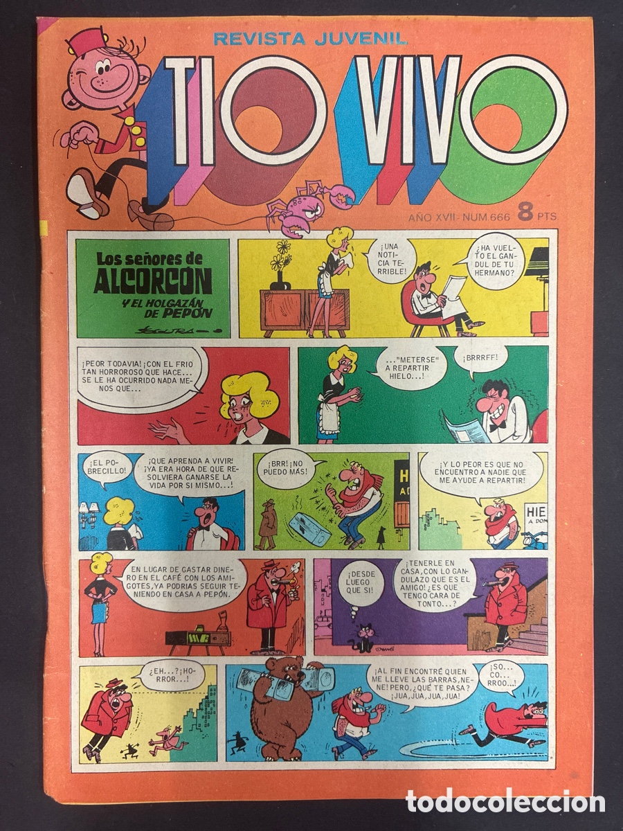 Tebeos: COMIC COLECCION TIO VIVO N&ordm; 666 EDITORIAL BRUGUERA