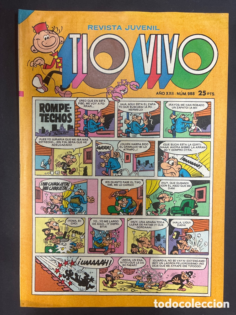 Tebeos: COMIC COLECCION TIO VIVO N&ordm; 988 EDITORIAL BRUGUERA