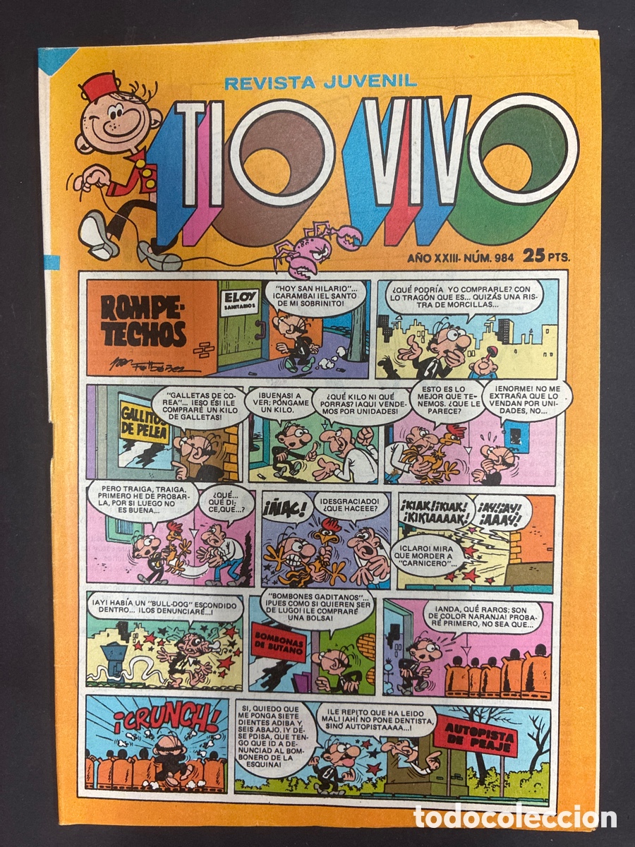 Tebeos: COMIC COLECCION TIO VIVO N&ordm; 984 EDITORIAL BRUGUERA
