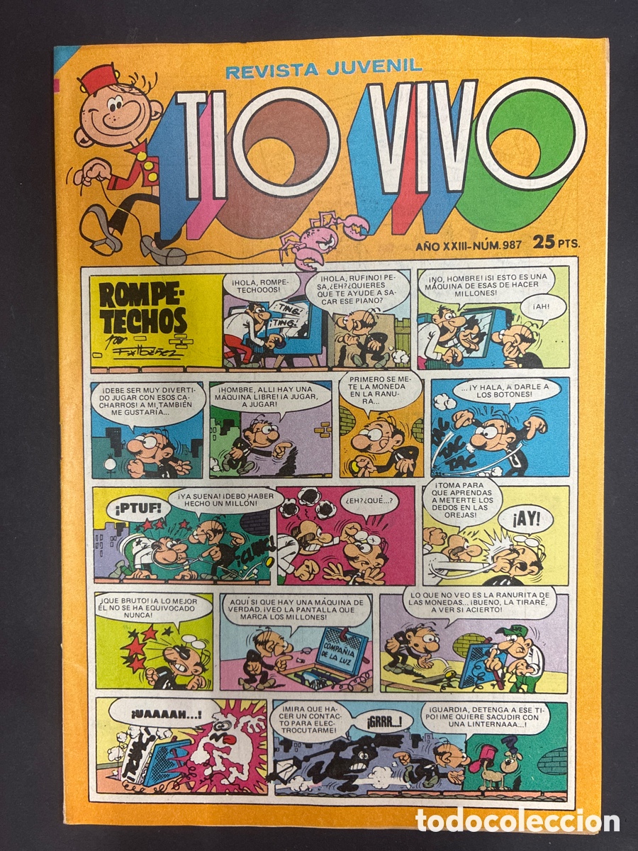 Tebeos: COMIC COLECCION TIO VIVO N&ordm; 987 EDITORIAL BRUGUERA