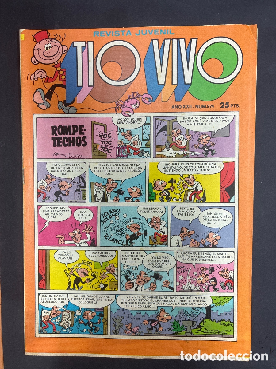 Tebeos: COMIC COLECCION TIO VIVO N&ordm; 974 EDITORIAL BRUGUERA