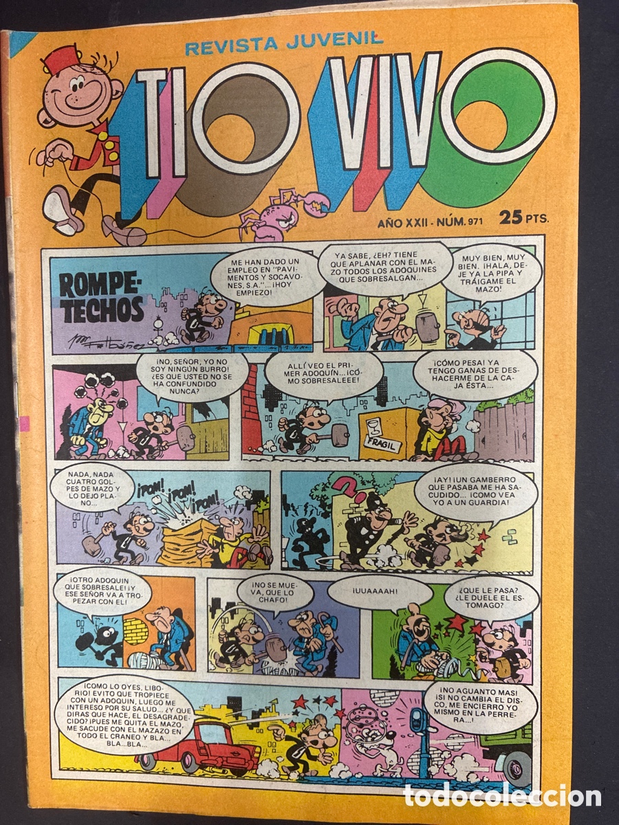 Tebeos: COMIC COLECCION TIO VIVO N&ordm; 971 EDITORIAL BRUGUERA
