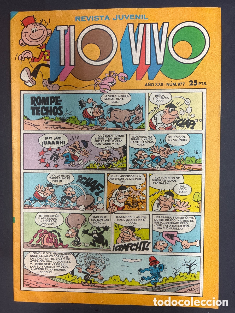 Tebeos: COMIC COLECCION TIO VIVO N&ordm; 977 EDITORIAL BRUGUERA