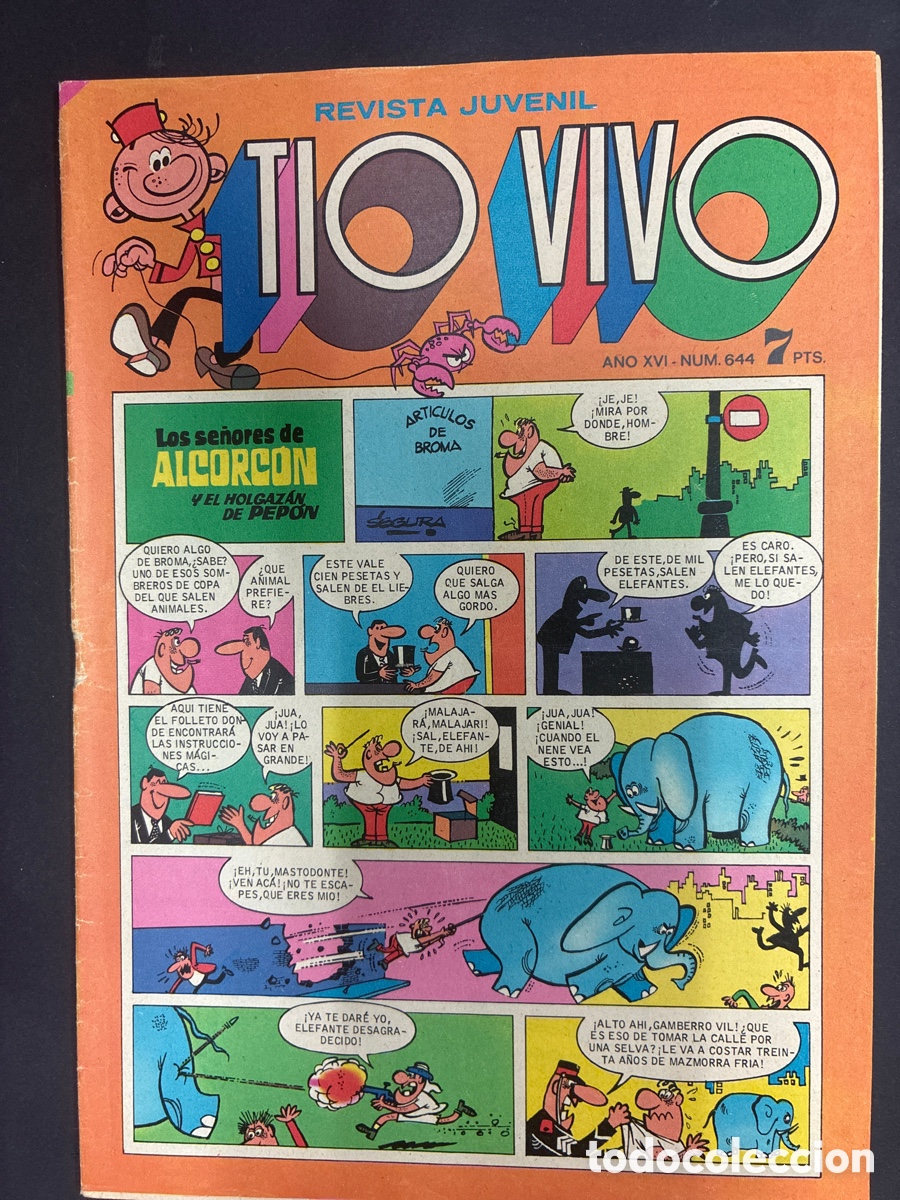 Tebeos: COMIC COLECCION TIO VIVO N&ordm; 644 EDITORIAL BRUGUERA