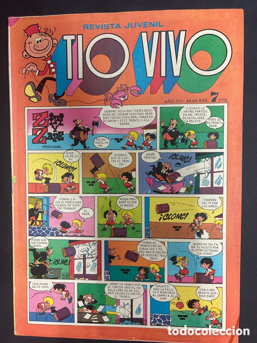 Tebeos: COMIC COLECCION TIO VIVO N&ordm; 645 EDITORIAL BRUGUERA