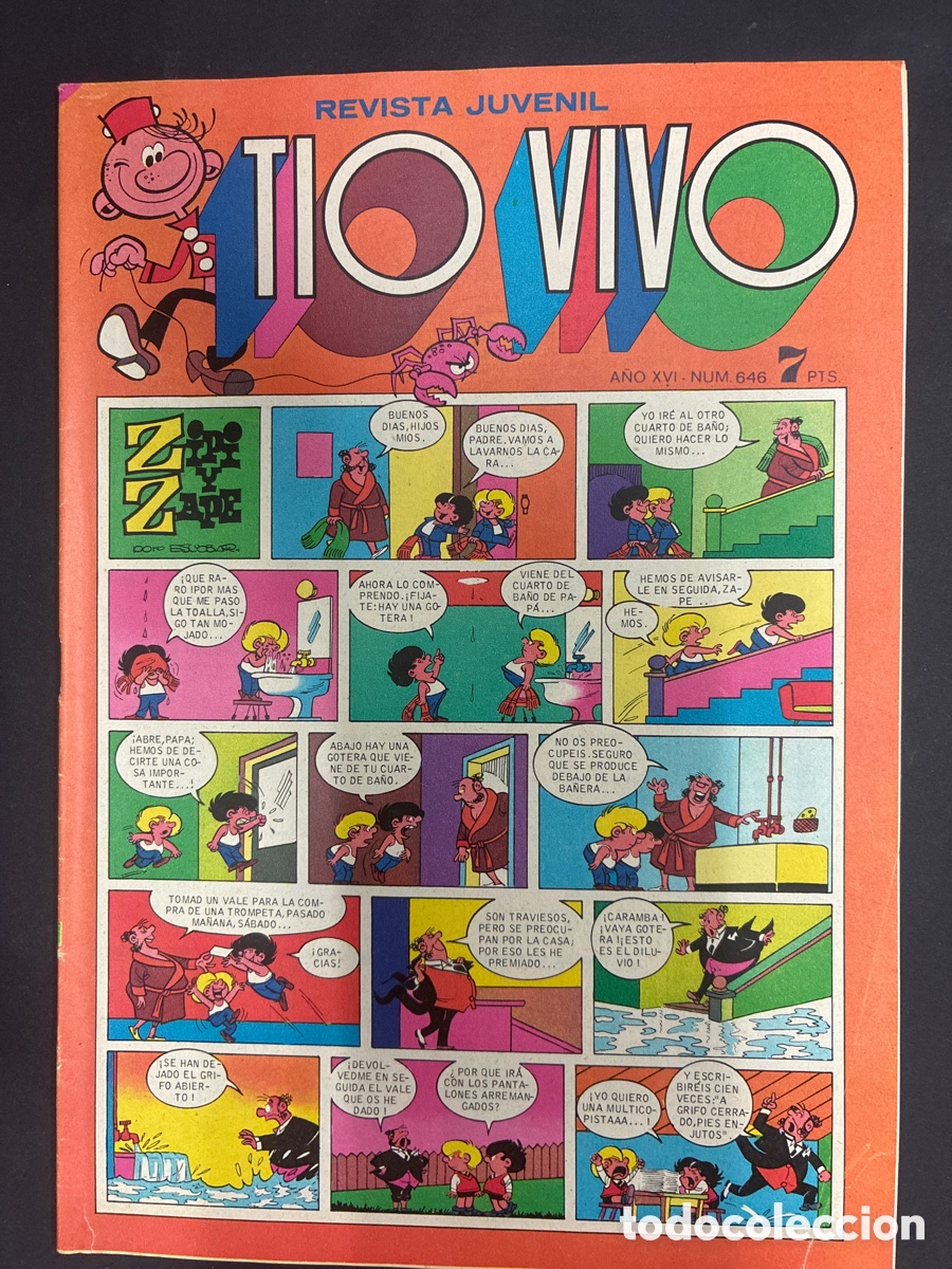 Tebeos: COMIC COLECCION TIO VIVO N&ordm; 646 EDITORIAL BRUGUERA