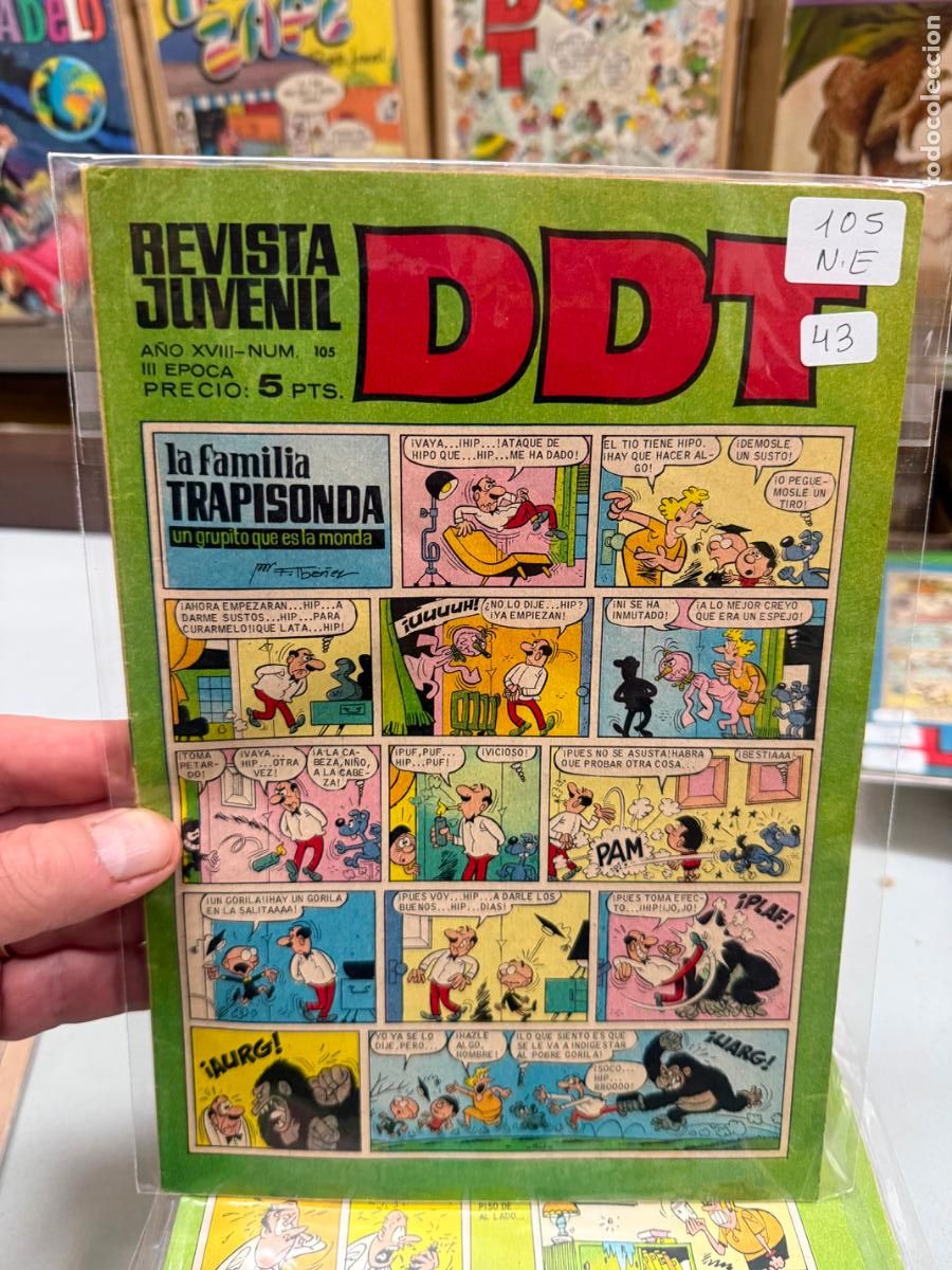 Tebeos: ddt editorial bruguera numero 105