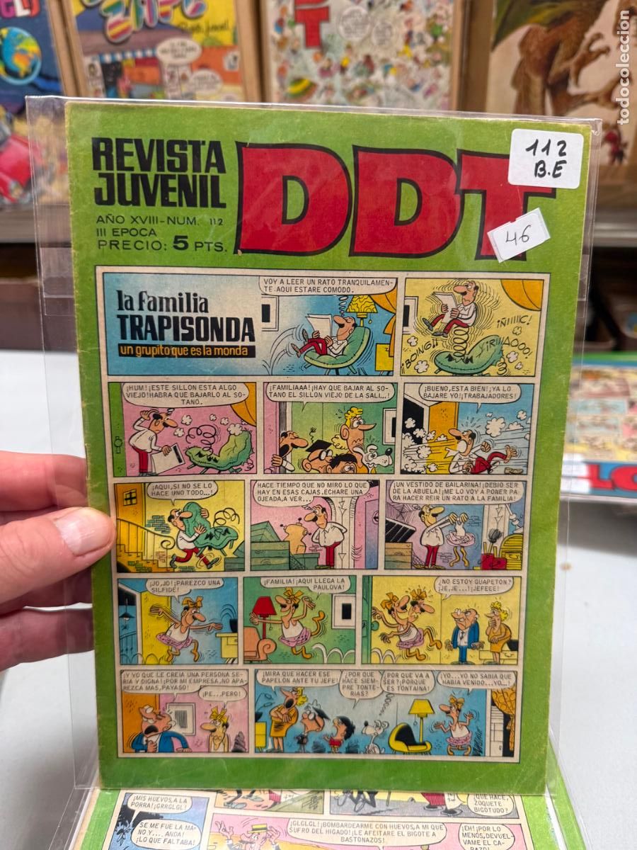Tebeos: ddt editorial bruguera numero 112