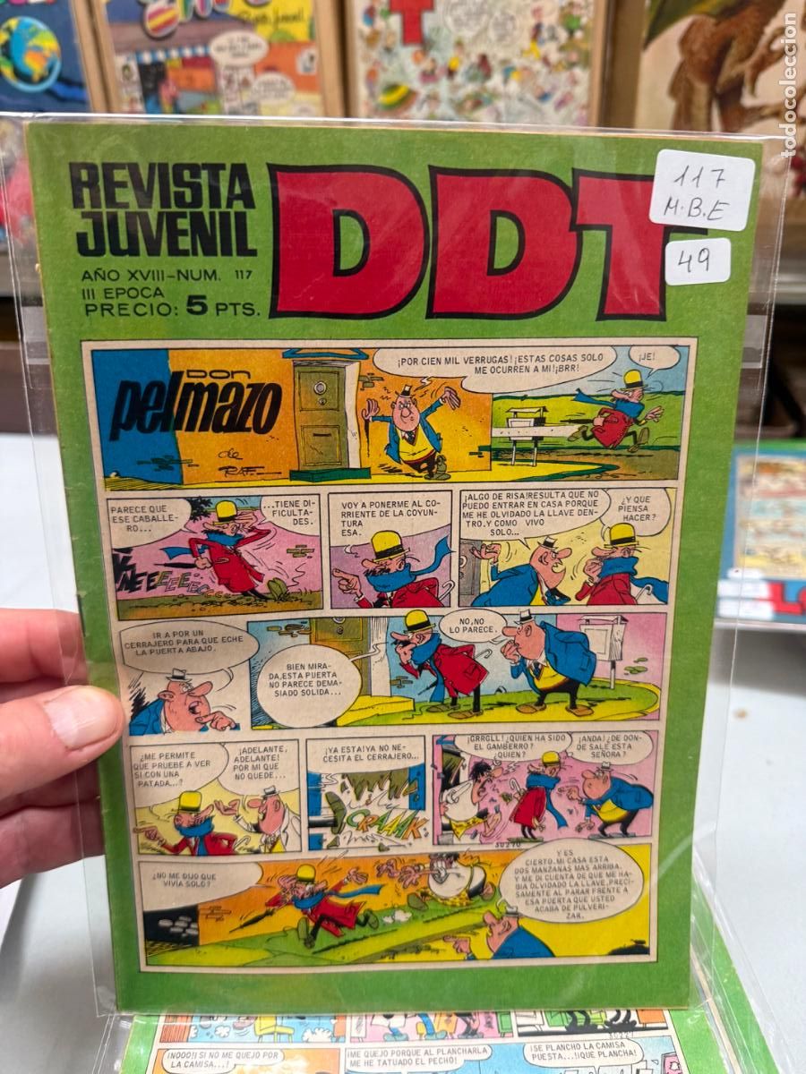 Tebeos: ddt editorial bruguera numero 117