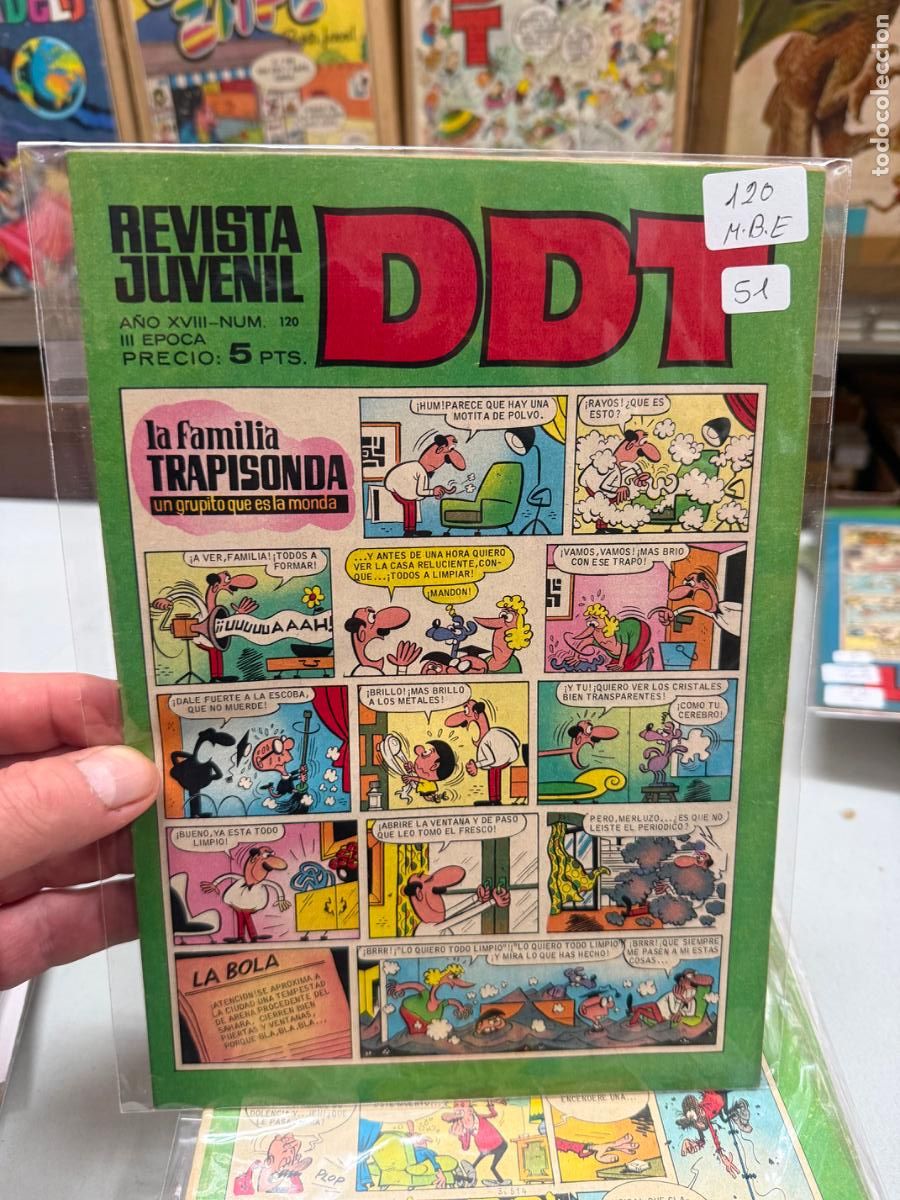 Tebeos: ddt editorial bruguera numero 120