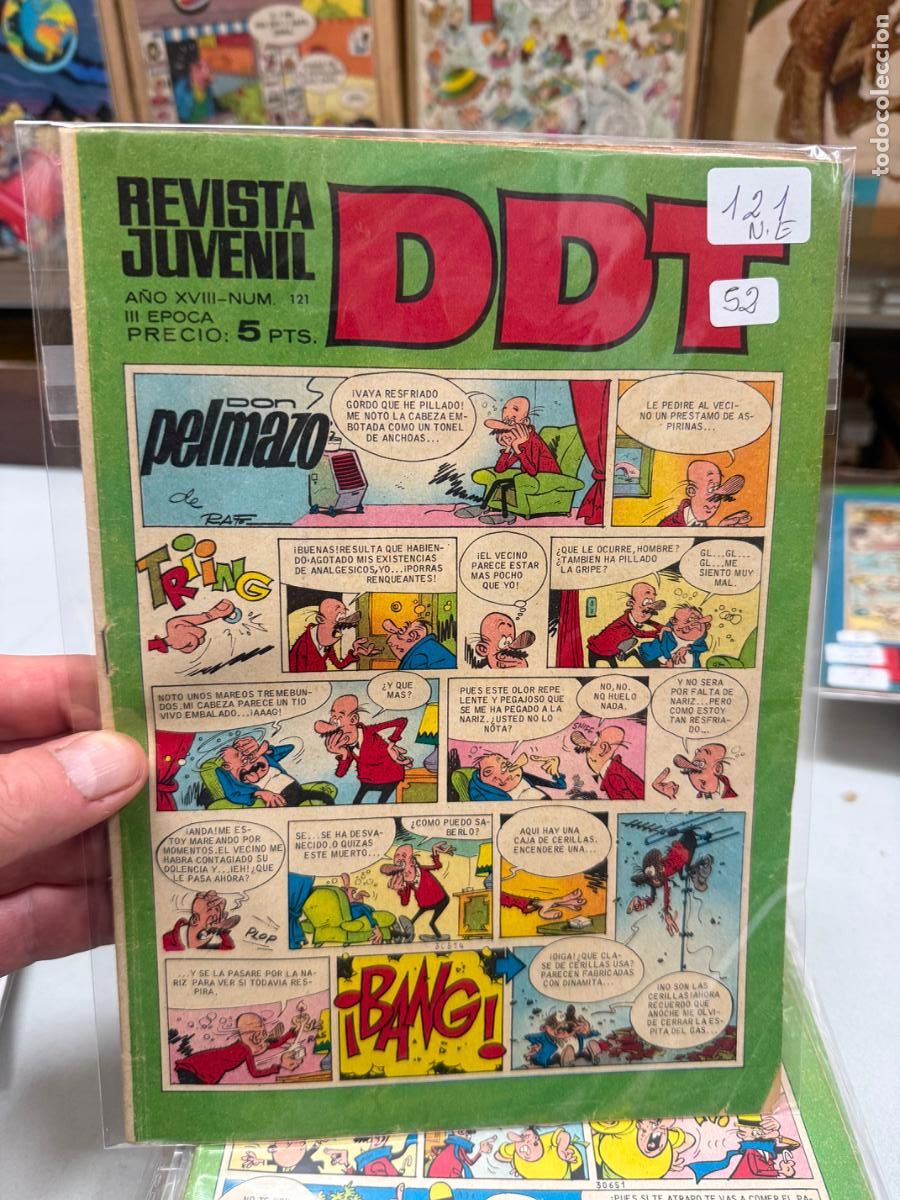Tebeos: ddt editorial bruguera numero 121