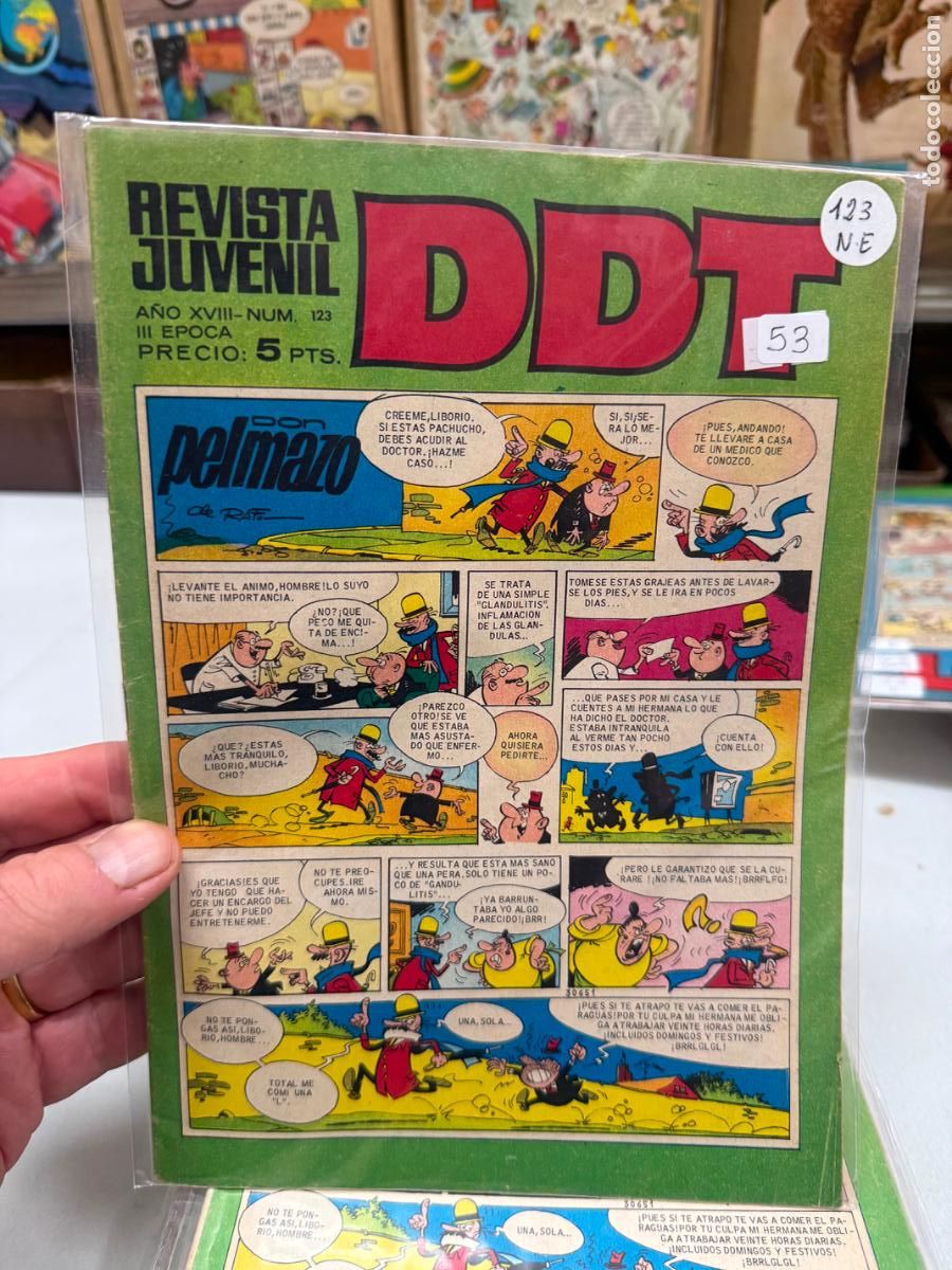 Tebeos: ddt editorial bruguera numero 123