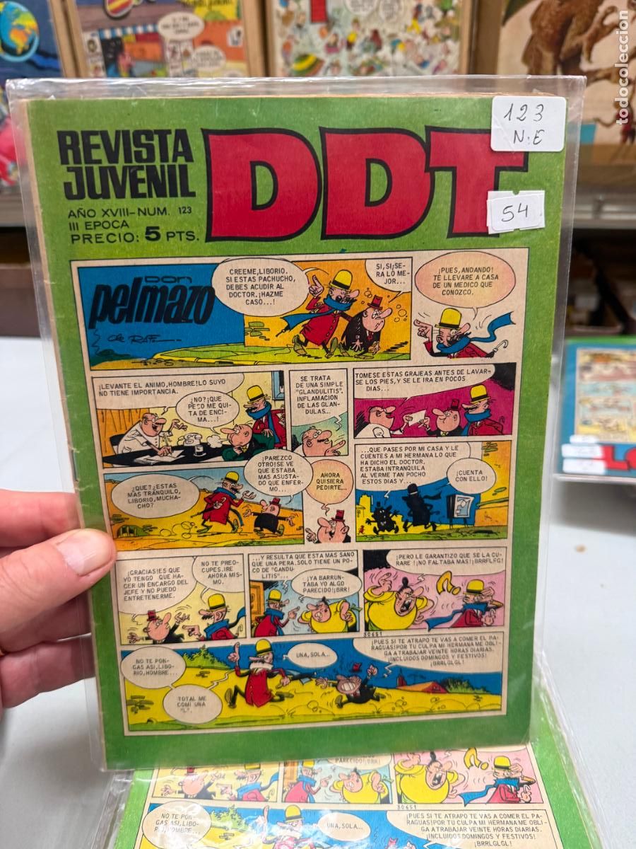 Tebeos: ddt editorial bruguera numero 123