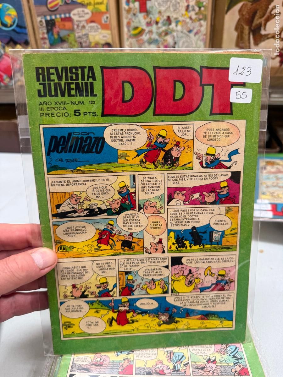 Tebeos: ddt editorial bruguera numero 123