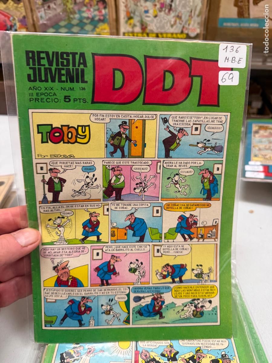 Tebeos: ddt editorial bruguera numero 136