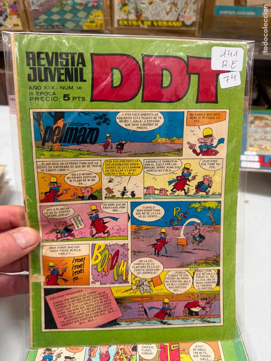 Tebeos: ddt editorial bruguera numero 141