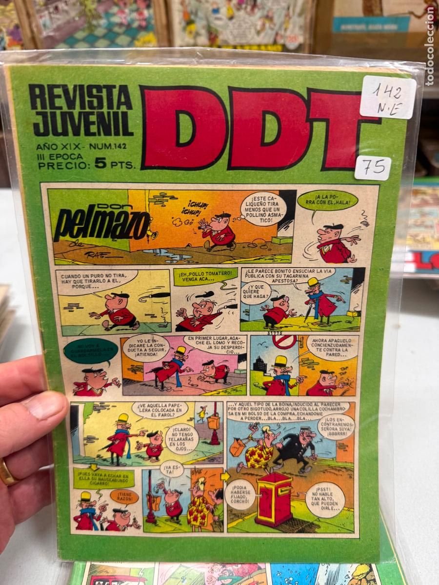Tebeos: ddt editorial bruguera numero 142