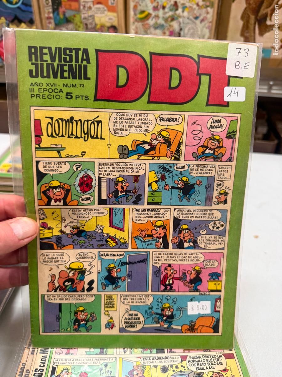 Tebeos: ddt editorial bruguera numero 73