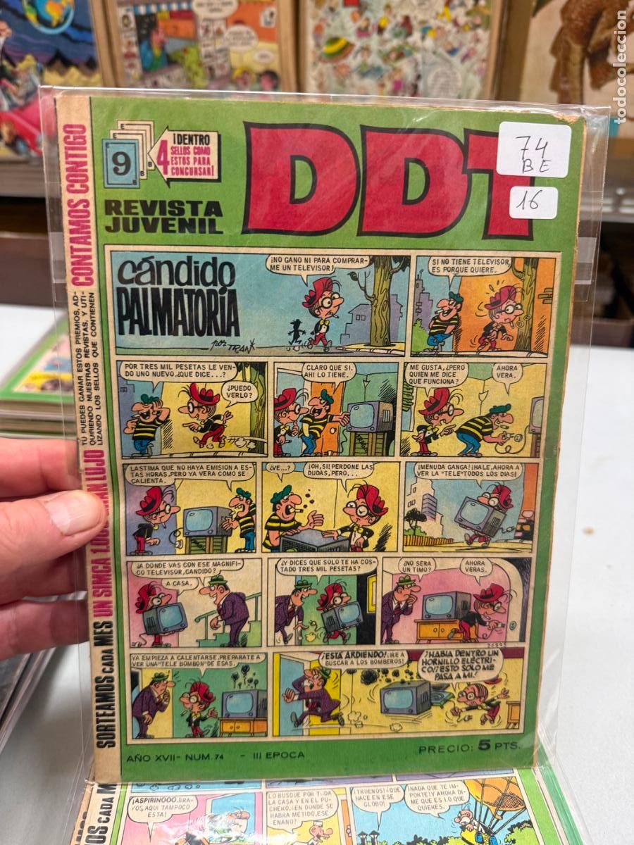 Tebeos: ddt editorial bruguera numero 74