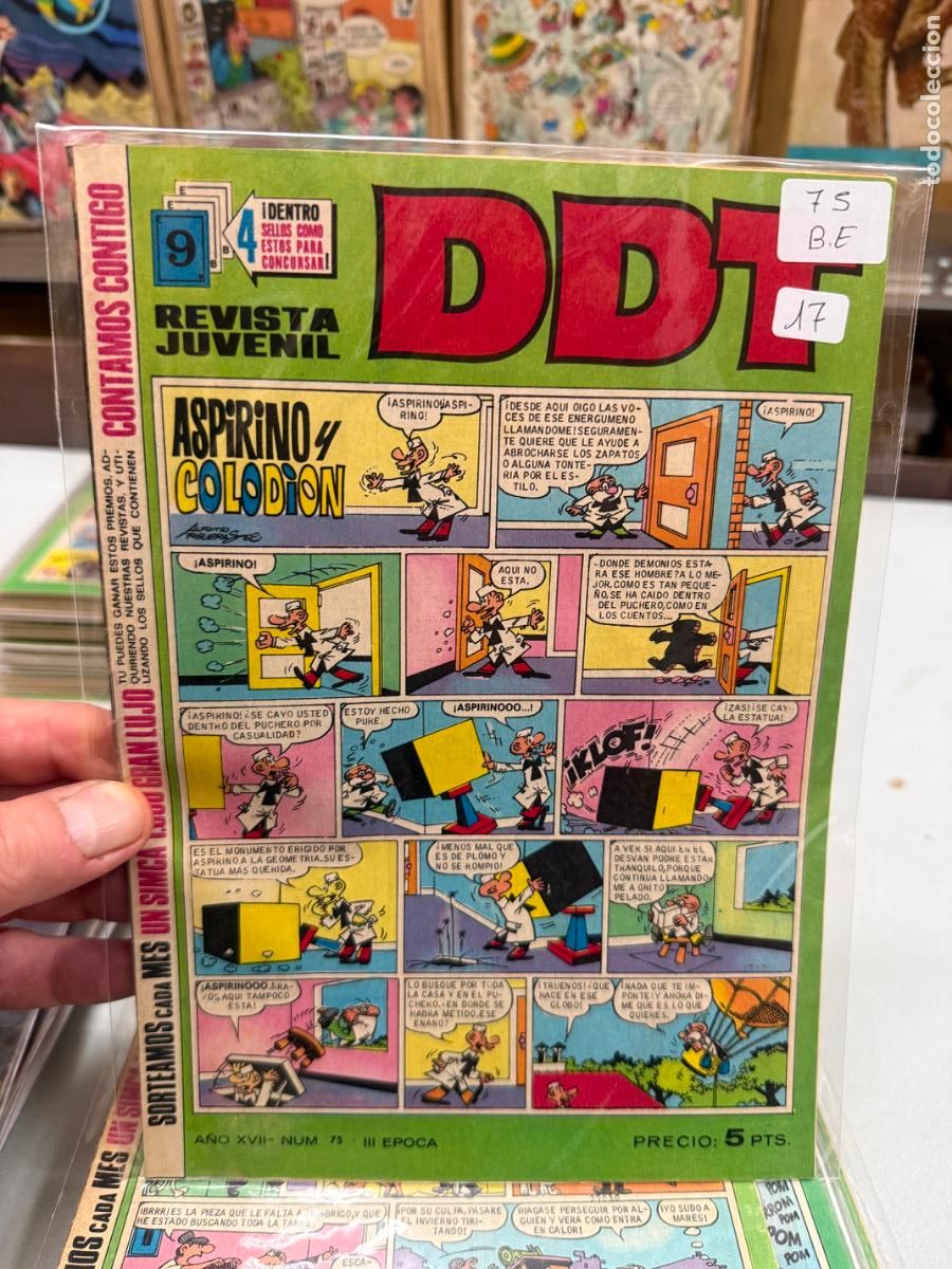 Tebeos: ddt editorial bruguera numero 75
