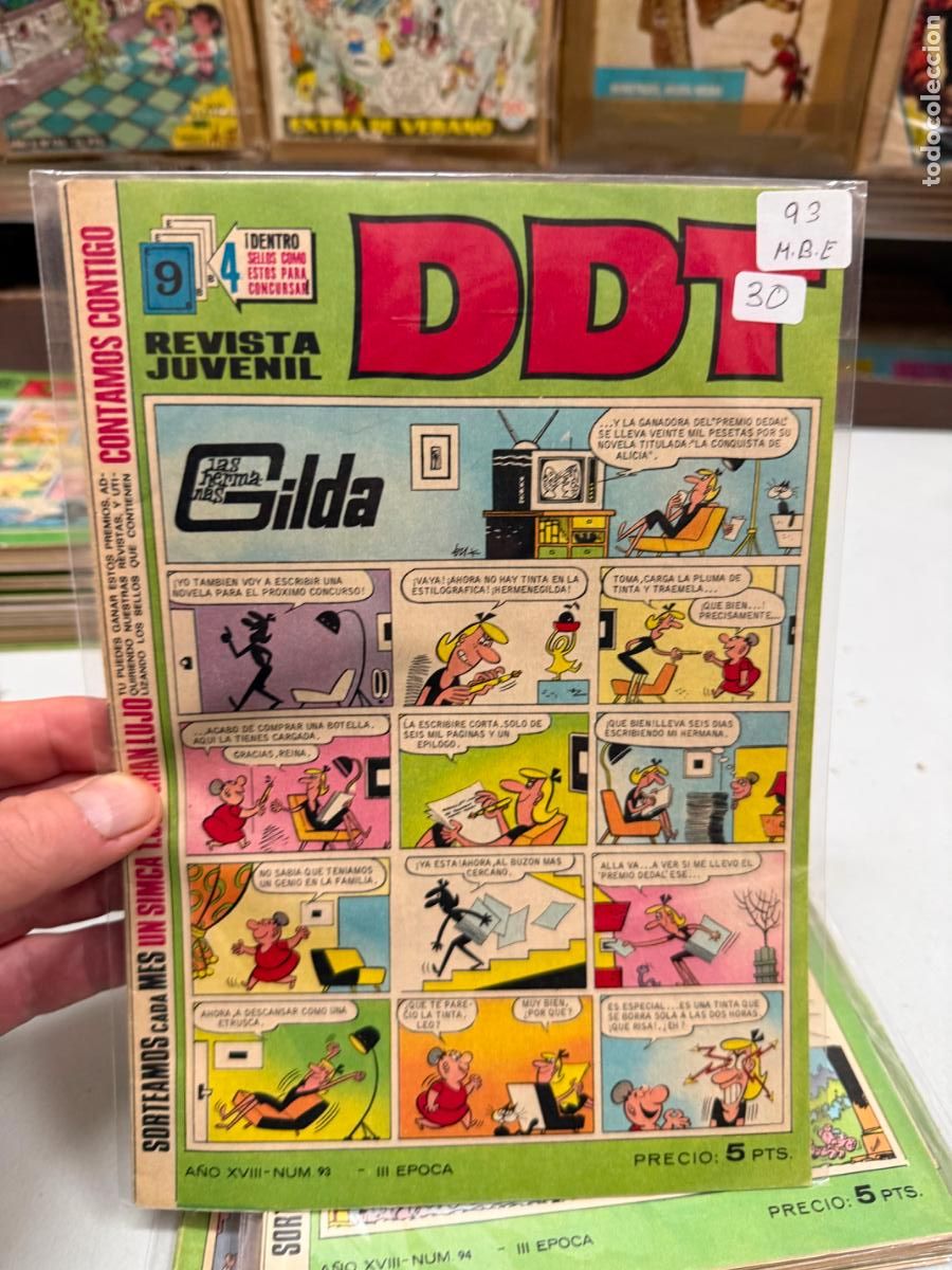 Tebeos: ddt editorial bruguera numero 93