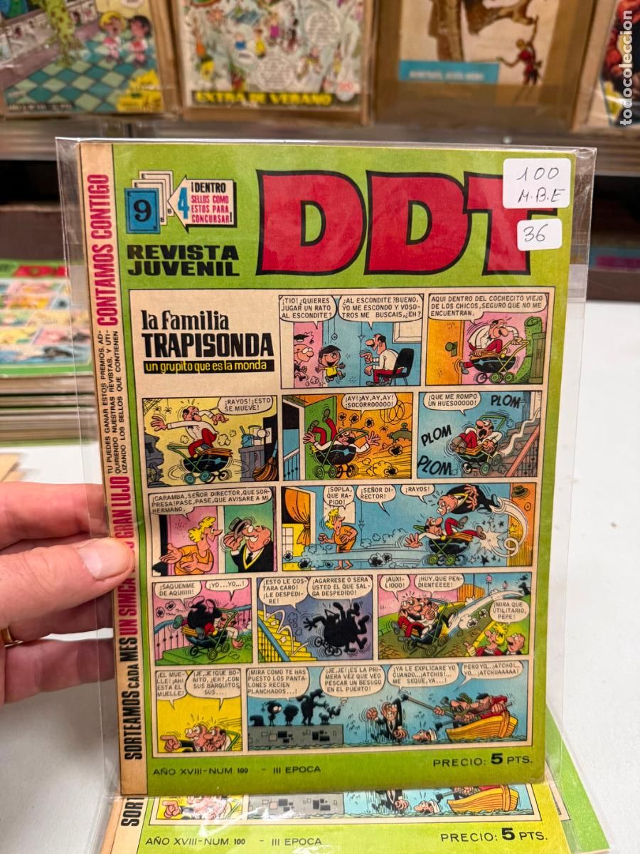 Tebeos: ddt editorial bruguera numero 100