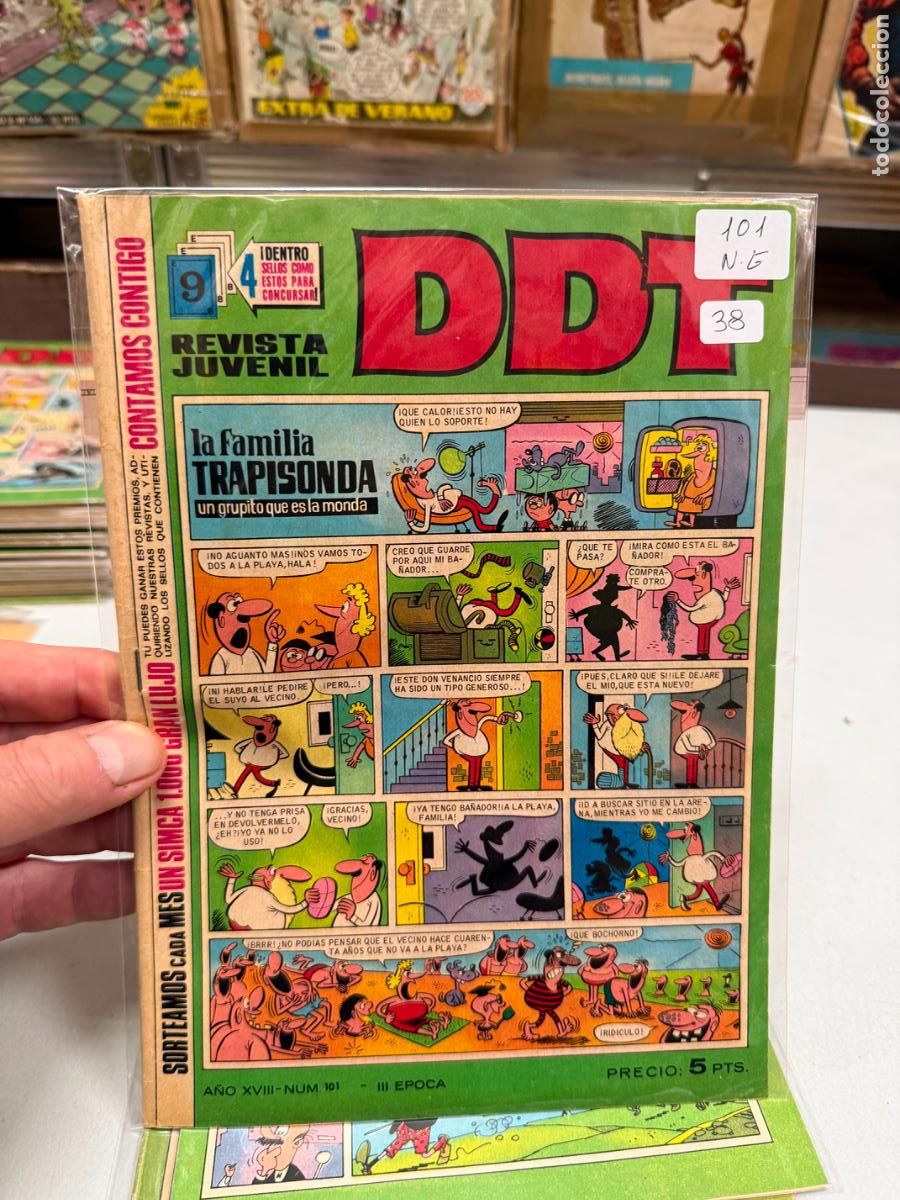 Tebeos: ddt editorial bruguera numero 101