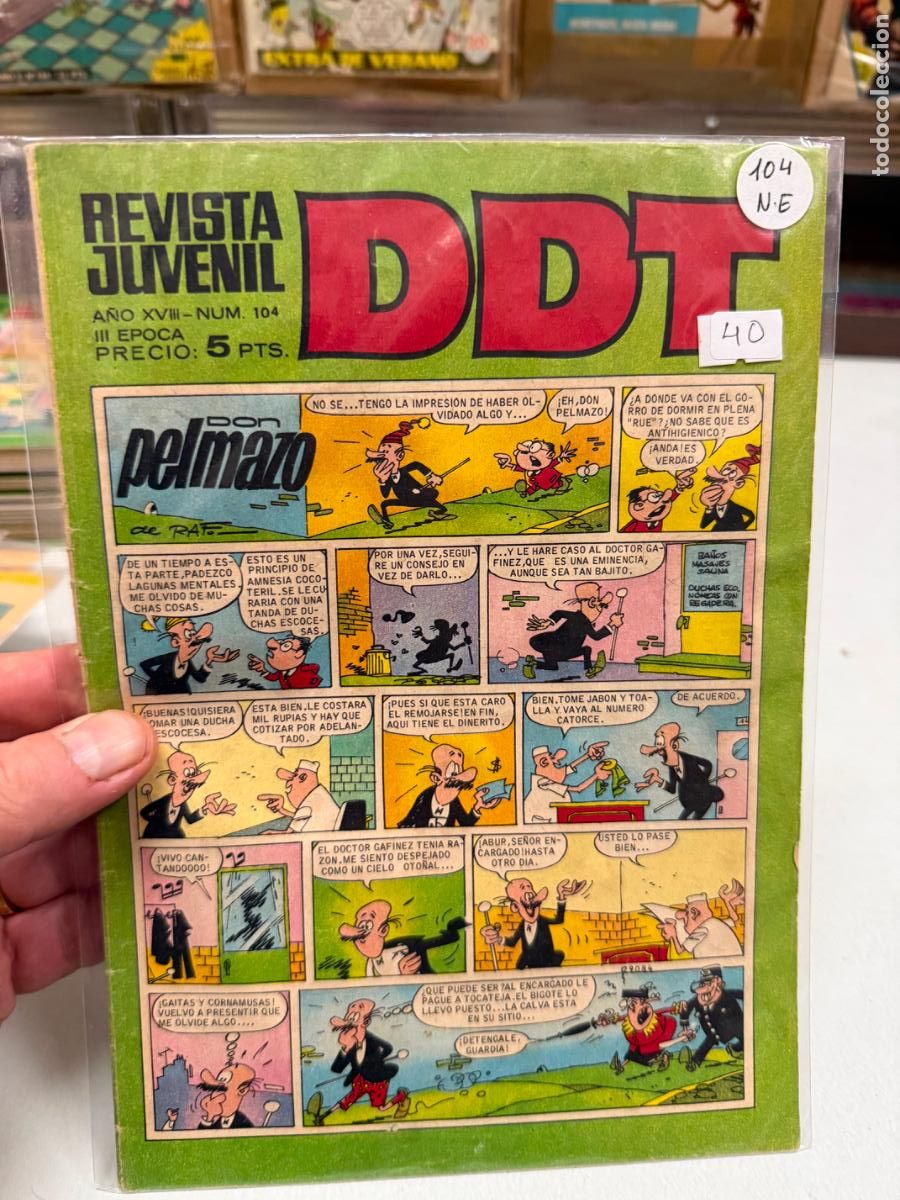 Tebeos: ddt editorial bruguera numero 104