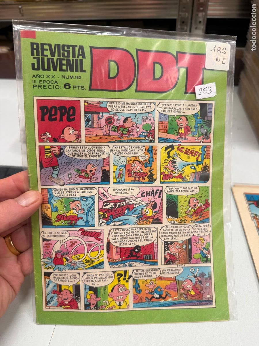 Tebeos: ddt editorial bruguera numero 182